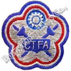 Bullion Blazer Hands Embroidery Badges